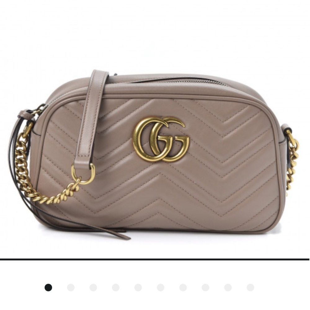 Gucci Marmont Small Camera Bag Porcelain Rose